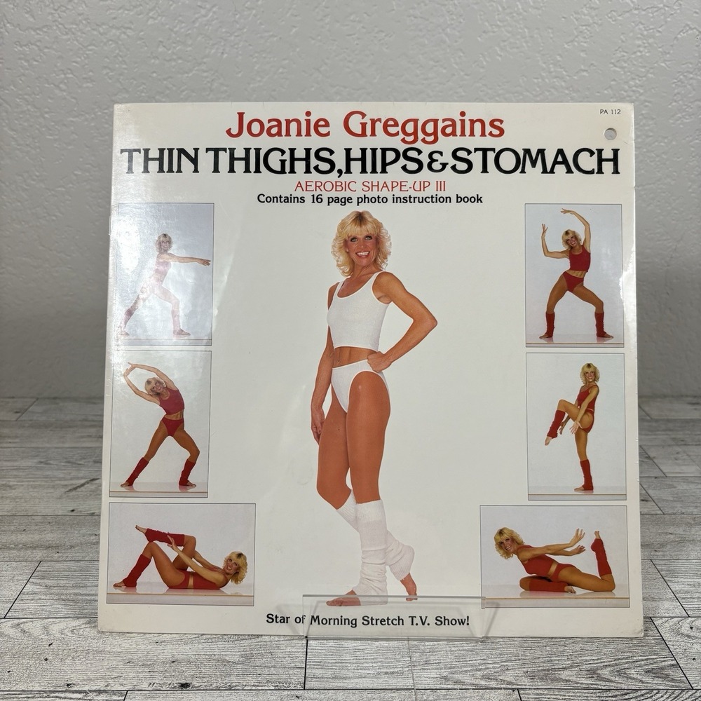 New Joanie Greggains - Thin Thighs, Hips & Stomach LP -  Aerobic Shape Up III